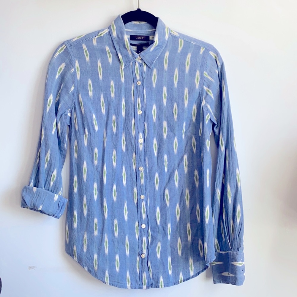J.Crew Buttery Soft Button Down Top - image 1
